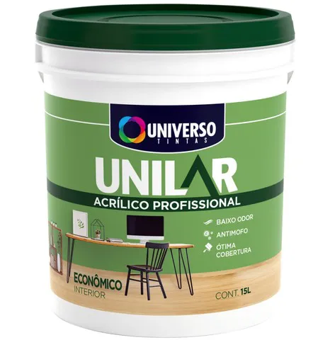 TINTA ACRILICA INTERNA BRANCO UNILAR 15LT
